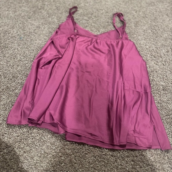 NWT Soma Satin Strappy Cami in Prism Purple Sleep Lounge Casual , size XXL - Picture 4 of 9